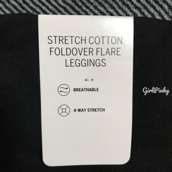 VS PINK FLARE LEGGINGS IN PURE BLACK BLING & CAMPUS TEE IN LIMITED EDITION XS-2X - Picture 10 of 10